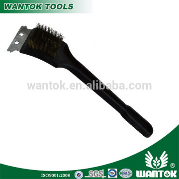 WT0306124 8" 12" 14" bake steel wire brush with scraper