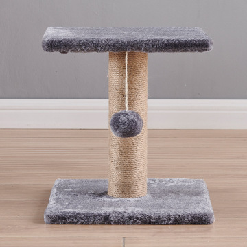 Cat tree with scratching post for small apartments