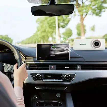 Portable car air purifier with home office HEA filter car air purifier
