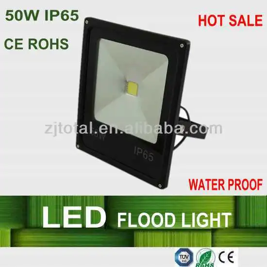 Low price, hangzhou factory, IP65 outdoor cob 50w led focos flood light