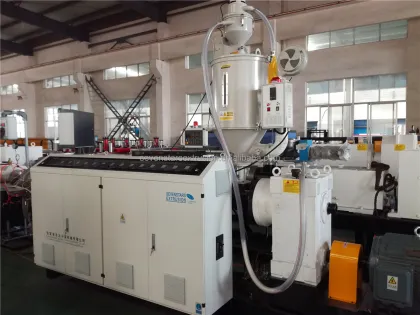 plastic pipe equipment Single screw extruder