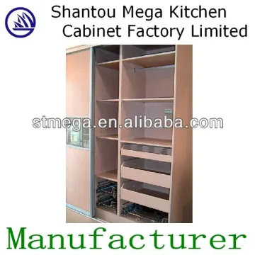 Furniture bedroom closet wood wardrobe cabinets