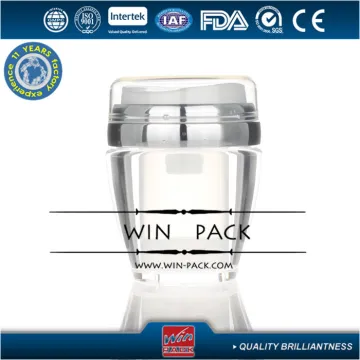 50g clear airless jar, 30g 50g acrylic airless jar,wine shape airless cream jar manufacturer,free samples
