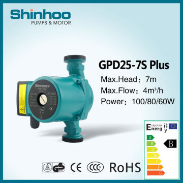 25-7S GPD Plus Shinhoo Solar System B-class Water Pump Circulation