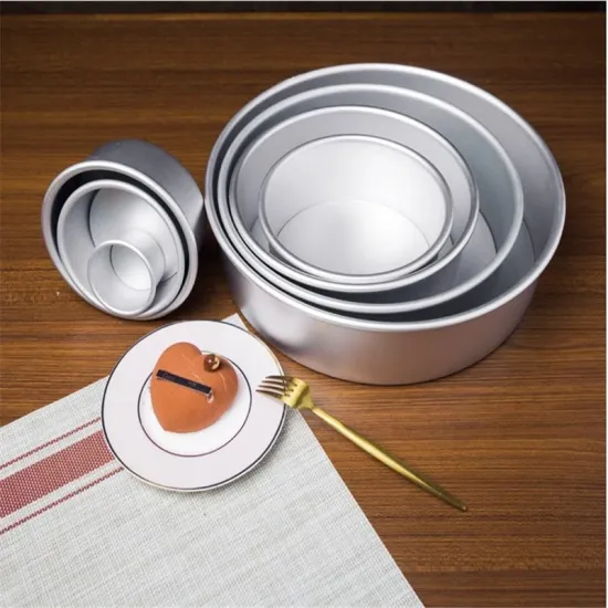 Hot Sale Removable Aluminum Round Shape Cake Mold