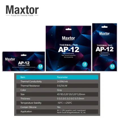 Maxtor Heating Conductive Pad - Thermal Conductive GPU Thermal Pad 85x45mm for CPU GPU