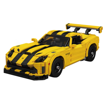 Mold King 10046: 1349pcs κλίμακα 1:10 κίτρινα δομικά στοιχεία supercar