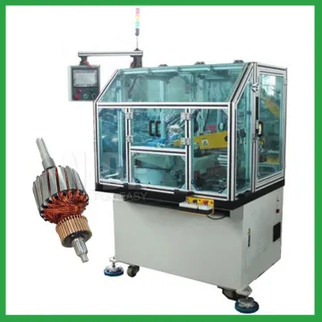 Automatic armature commutator surface turning machine