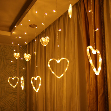LED Waterfall Curtain - String Outdoor Star Moon Decoration Ceiling Curtain