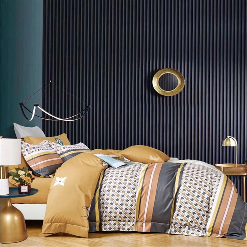 King Size 100% Cotton Luxury Bedding Set with Pillow Cases