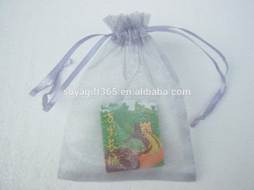 Multi-size Grey Organza Jewelry Packing Pouch Wedding Party Favor Gift Bags 1000pcs/lot