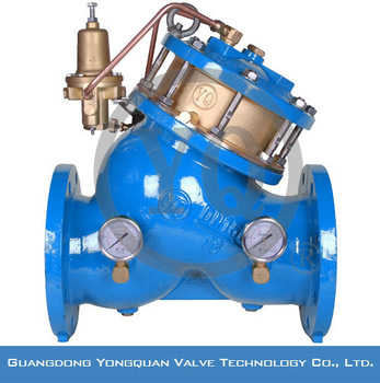 YQ20001-16/25Q Water pressure reducing valve adjustment , DN 40-1200mm