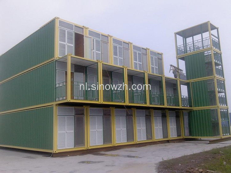 Containerhuis met slaapkamer en badkamer