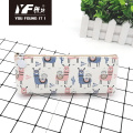 Custom sheep pattern cute PU pencil case