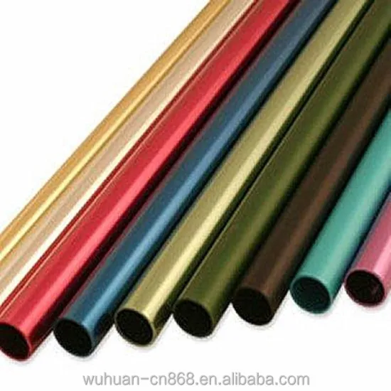 Price of Colorful Anodized Round Aluminum Pipes