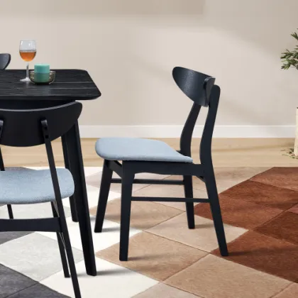 Modern Soft Upholstered Kitchen Side Chairs