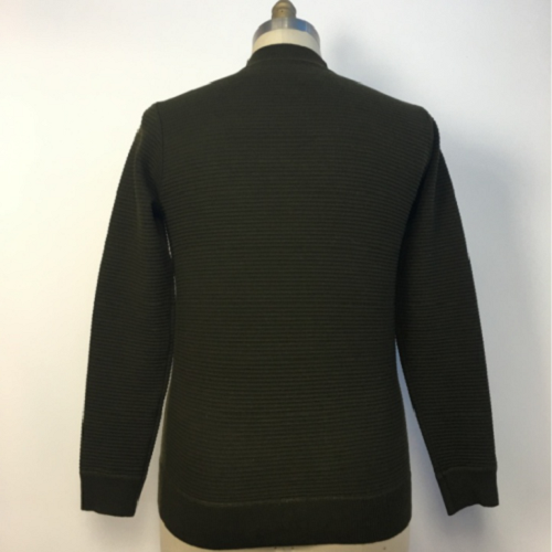 Half-high Collar Thin Strip Sweater