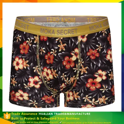 Hot Selling Fashion Design Soft Hanes satin boxer shorts
