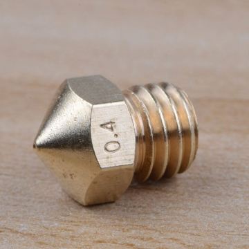 Wiiboox 0.4mm Nozzle M8*1.25 Brass/Copper for 3D Printer Filament