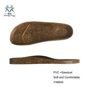 pvc brown shoes sole