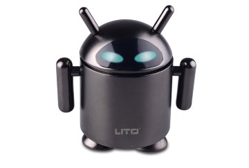 Small Black Loudest Powerful Portable Speakers Battery Powered 100hz - 18khz, Dc 5.0 V