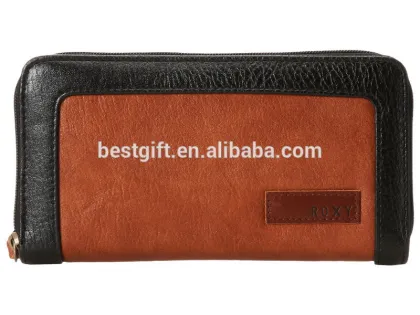 Genuine Leather Women Wallet Checkbook Wallet