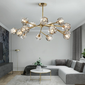 LEDER Glass Beautiful Ceiling Chandeliers