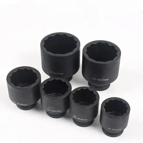 Multiple Sizes 1-1/2'' 12 Point 36mm - 120mm Deep Impact Sockets