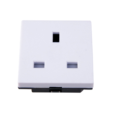 British snap-in receptacle