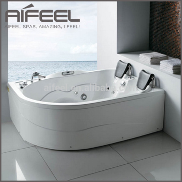 Bathroom Acrylic whirlpool massage 2 person indoor cheap freestanding bathtub