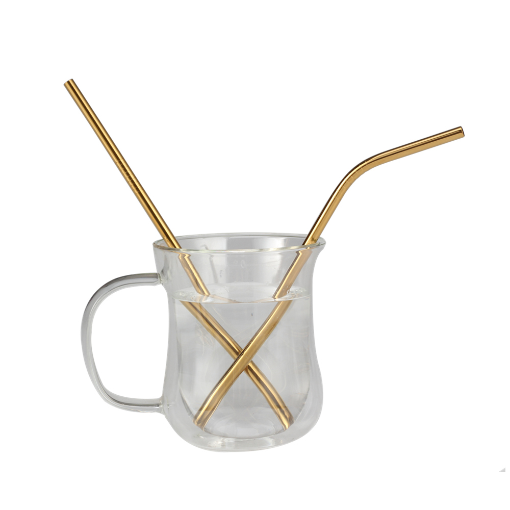 Bents Shape Food Grade Stainless Steel Straws