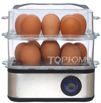 CE Certified 8/16 Piece Electric Egg Steamer and Cooker - Efficient Egg Boiling Solution