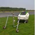 Practical, nationally patented, linearly adjustable sprinkler irrigation machine Aquago II 60-120