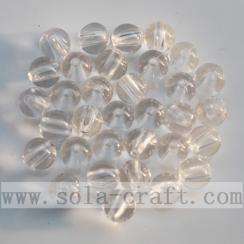 Mix Color Round Clear Acrylic Curtain Spacer Beads