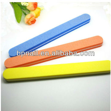 Straight sponge nail file