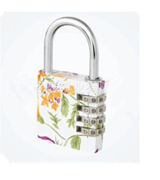 Zinc Alloy Colour Heat Plated Design Combination Padlock ZC--T2440H