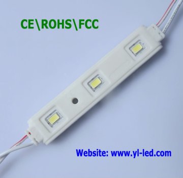 injection 3SMD 5630 led module with lens