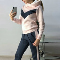 Kvinnor Long Sweatshirt Leisure +Pantstwo-Piece