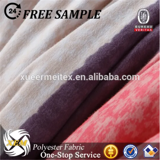 High quality printed twill pongee fabric for bed sheet