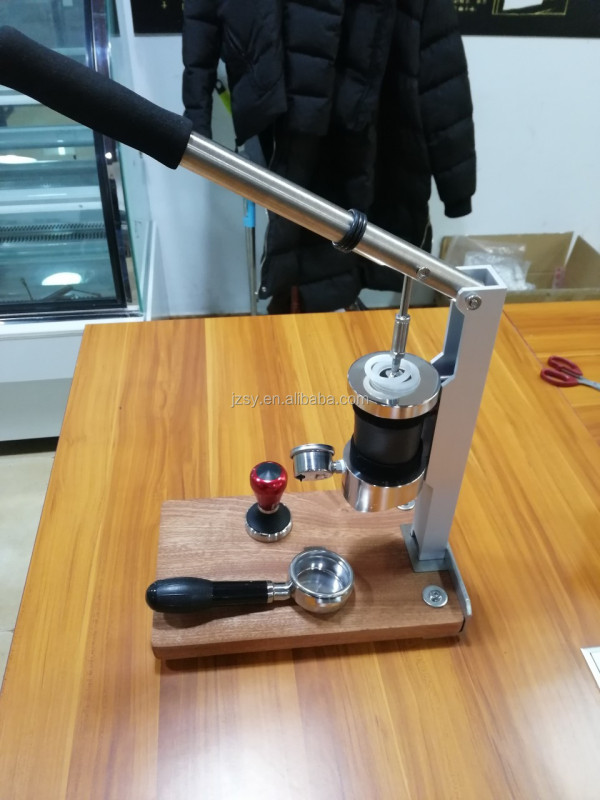 JZSY Stainless Steel Hand Press Lever Espresso Coffee Machine