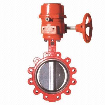 Fire signal butterfly valve