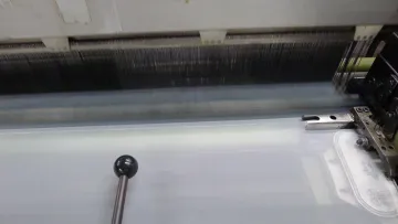 White color polyester fabric