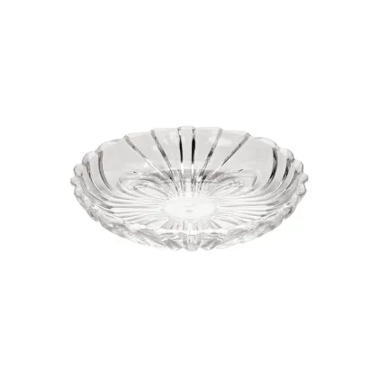 Modern Polycarbonate Fruit Plate - Unbreakable Clear Display Dish