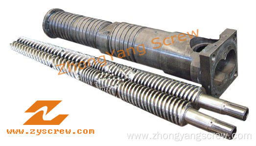 Conical Twin Screw Barrel Kmd55 Screw Barrel Cm55 Cm80