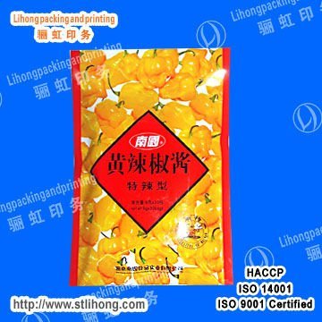 Plastic Packaging Material for Pepper Sauce
