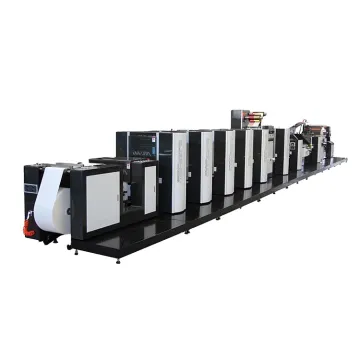 Customized Multi-function 450mm IML Intermittent Semi Rotary Label Printing Machine