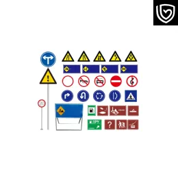 Aluminum alloy road traffic sign customization