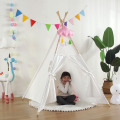 ผ้าฝ้าย แคนวาส ลูกไม้ เด็ก Teepee