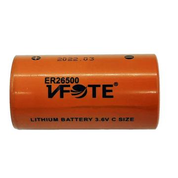 High Quality 3.6V ER26500 9000mAh Non-Rechargeable Lithium Battery for Flashlight and Electric Razor