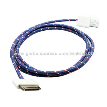 USB Cables for Apple 30-pin Connector Devices, with Charging and Sync Functions